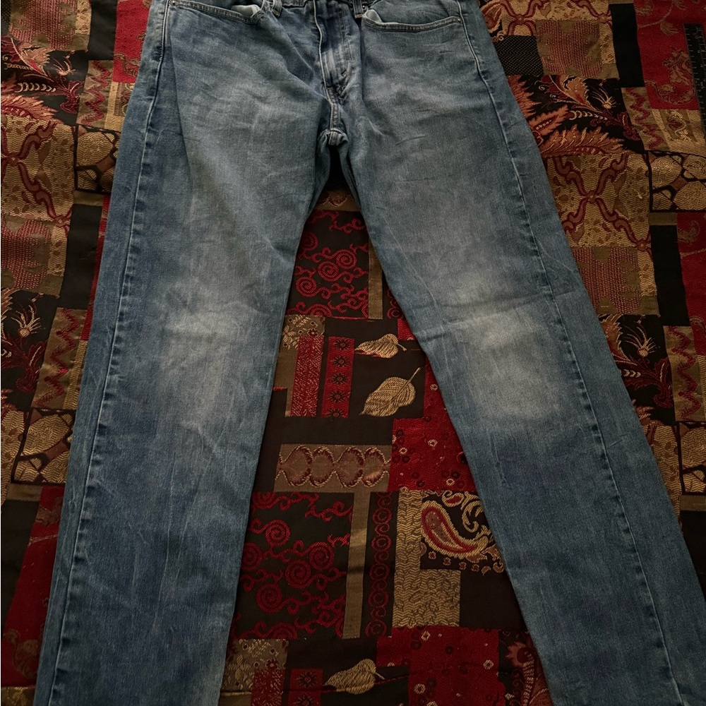 Levi’s 502 Regular Taper Deep Ocean Blue Denim Jeans 34x34